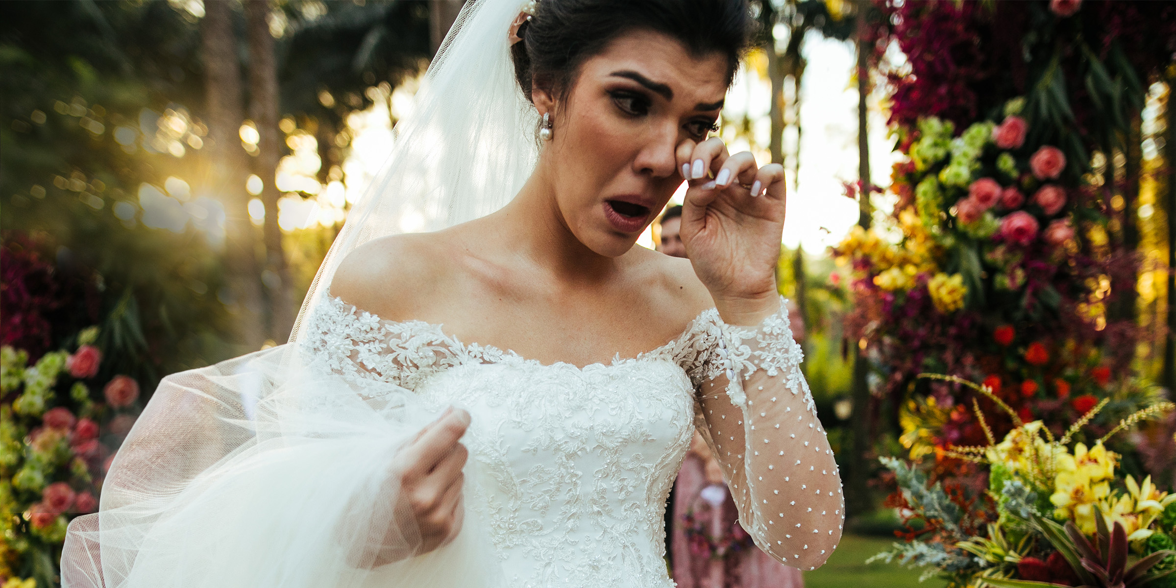 Une mariée qui pleure | Source : Getty Images