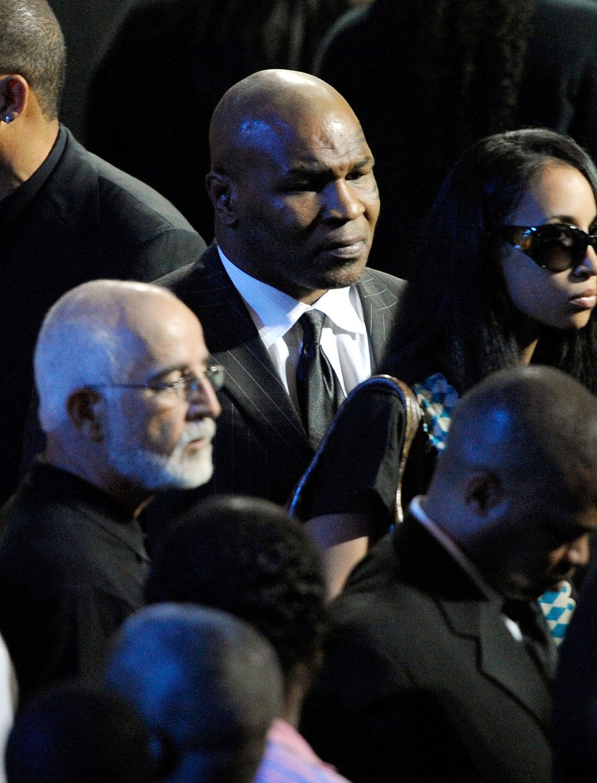 Mike Tyson au service commémoratif public de Michael Jackson au Staples Center le 7 juillet 2009 à Los Angeles, Californie. | Source : Getty Images