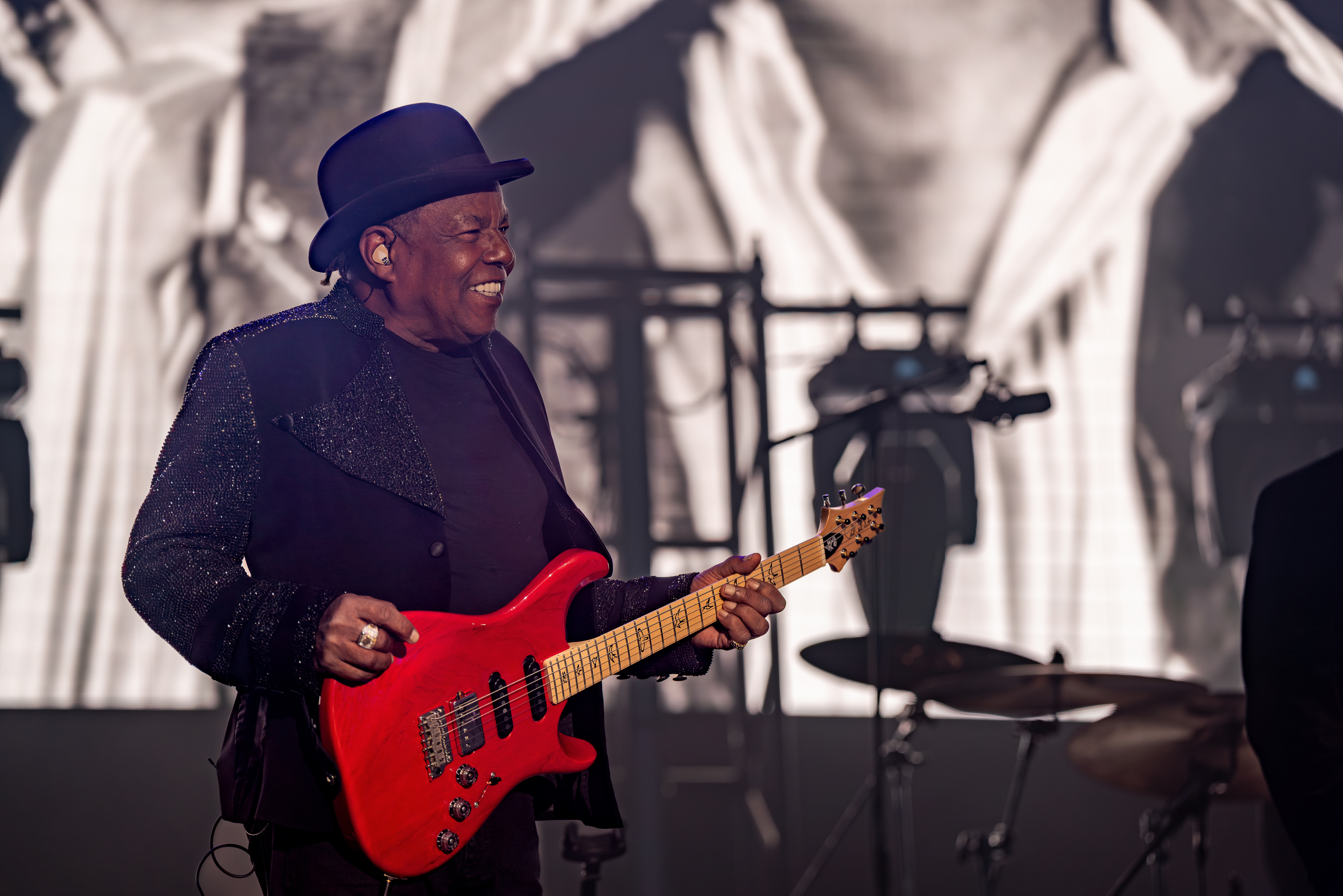 Tito Jackson se produisant au festival Boogietown à Surrey, en Angleterre, le 8 septembre 2024 | Source : Getty Images