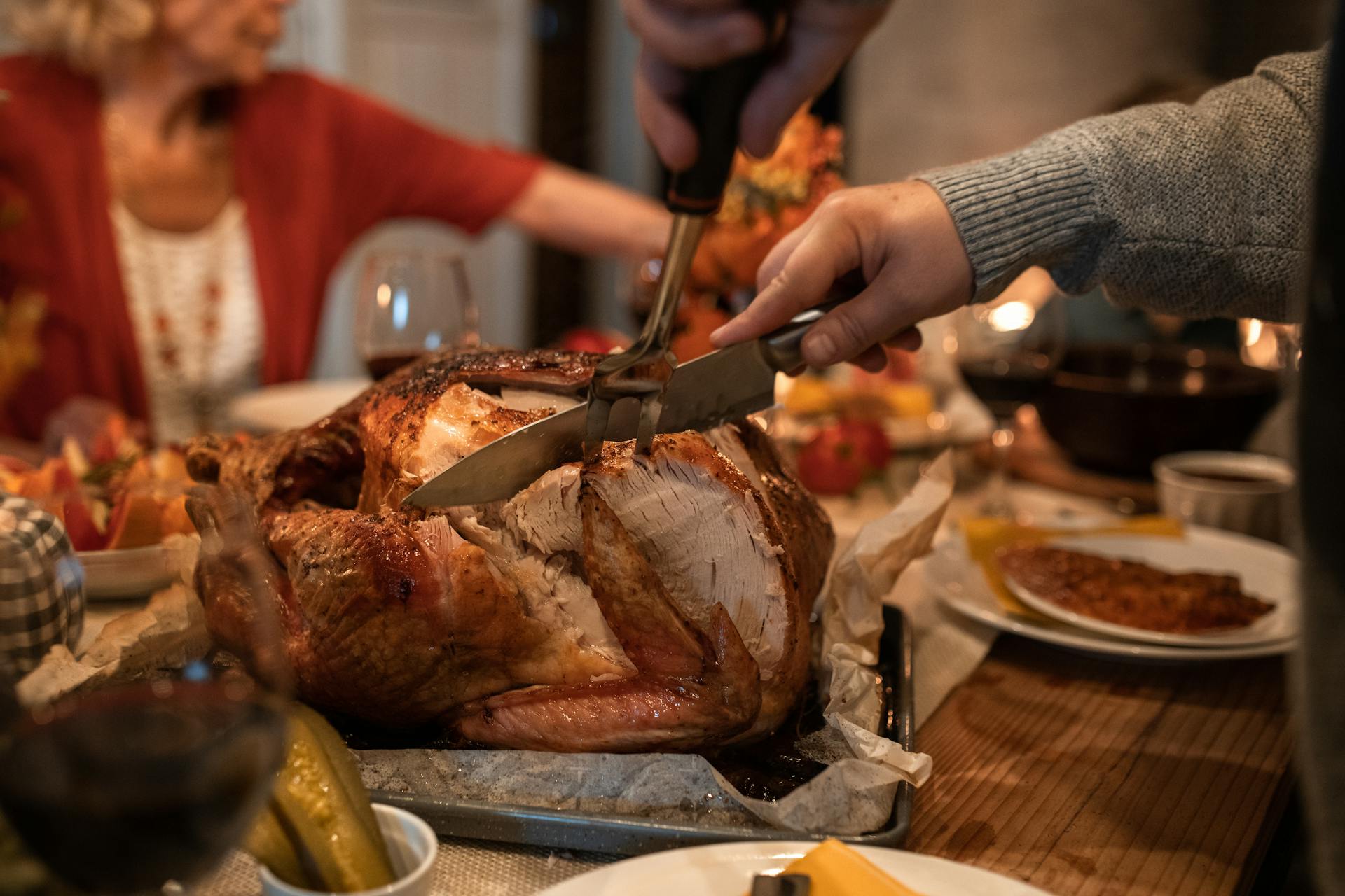 Dîner de Thanksgiving | Source : Pexels