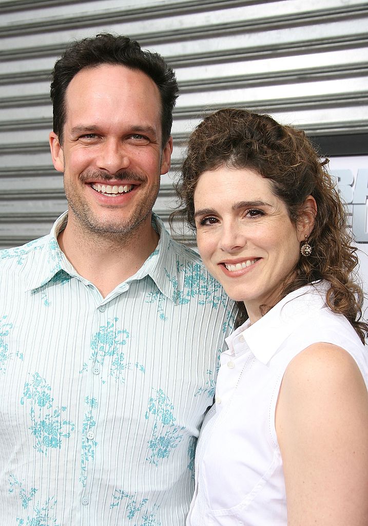 Diedrich Bader et sa femme Dulcy Rogers à l'Egyptian Theatre le 25 août 2007 à Hollywood, Californie. | Source : Getty Images