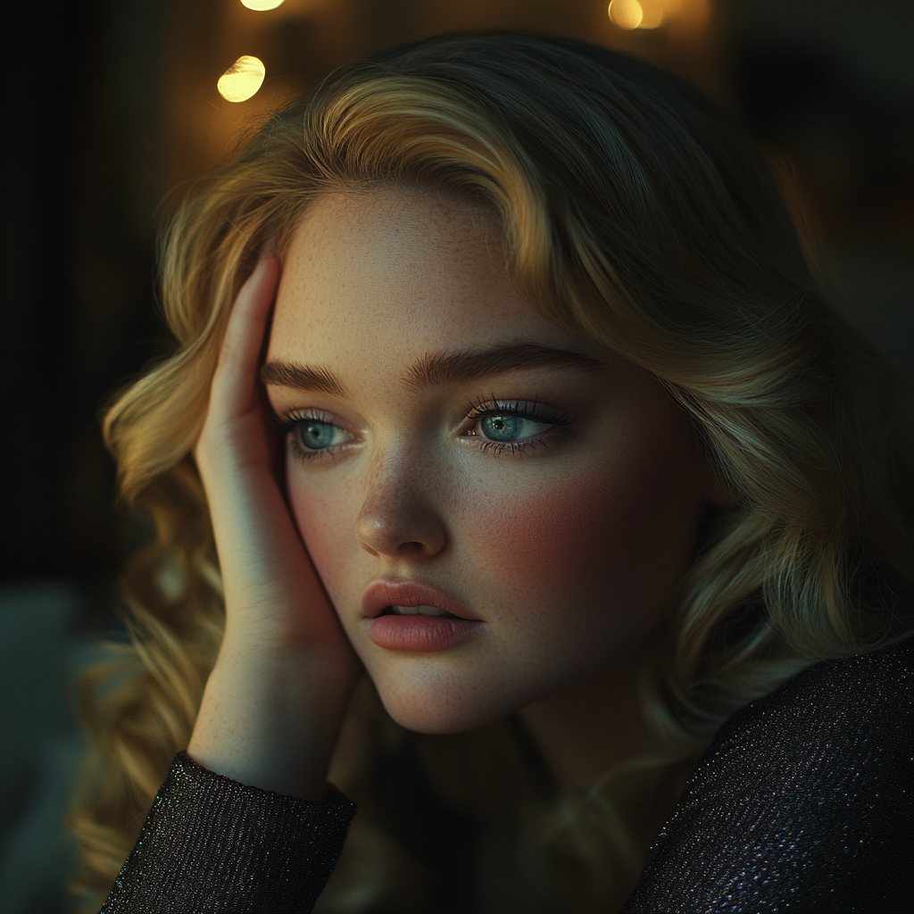 Une femme triste | Source : Midjourney