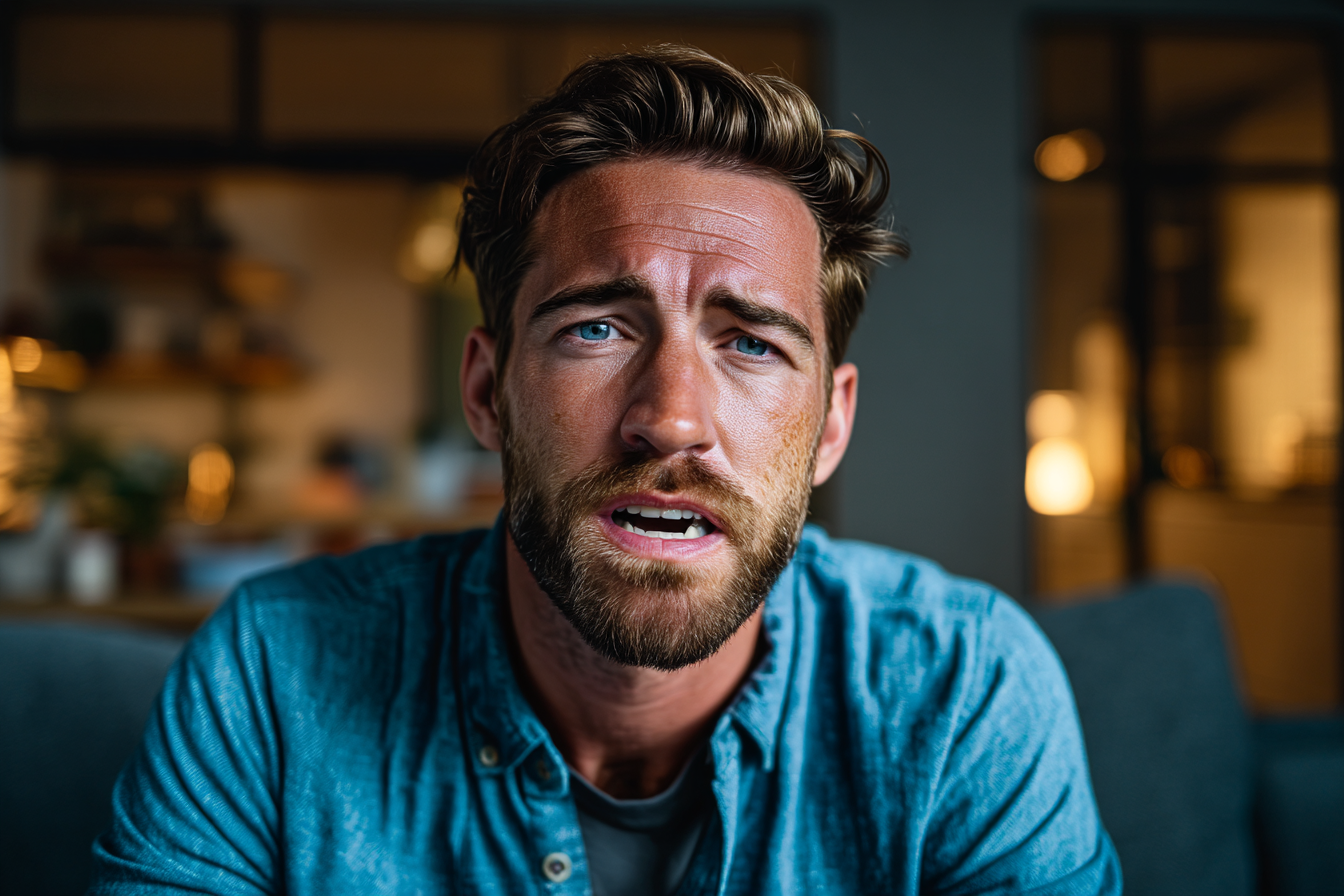 Un homme qui parle de sa mère | Source : Midjourney