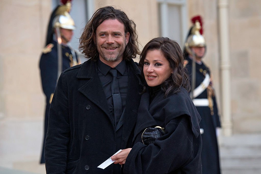 Tina Arena et son mari Vincent le 26 avril 2016 à Paris. l Source : Getty Images