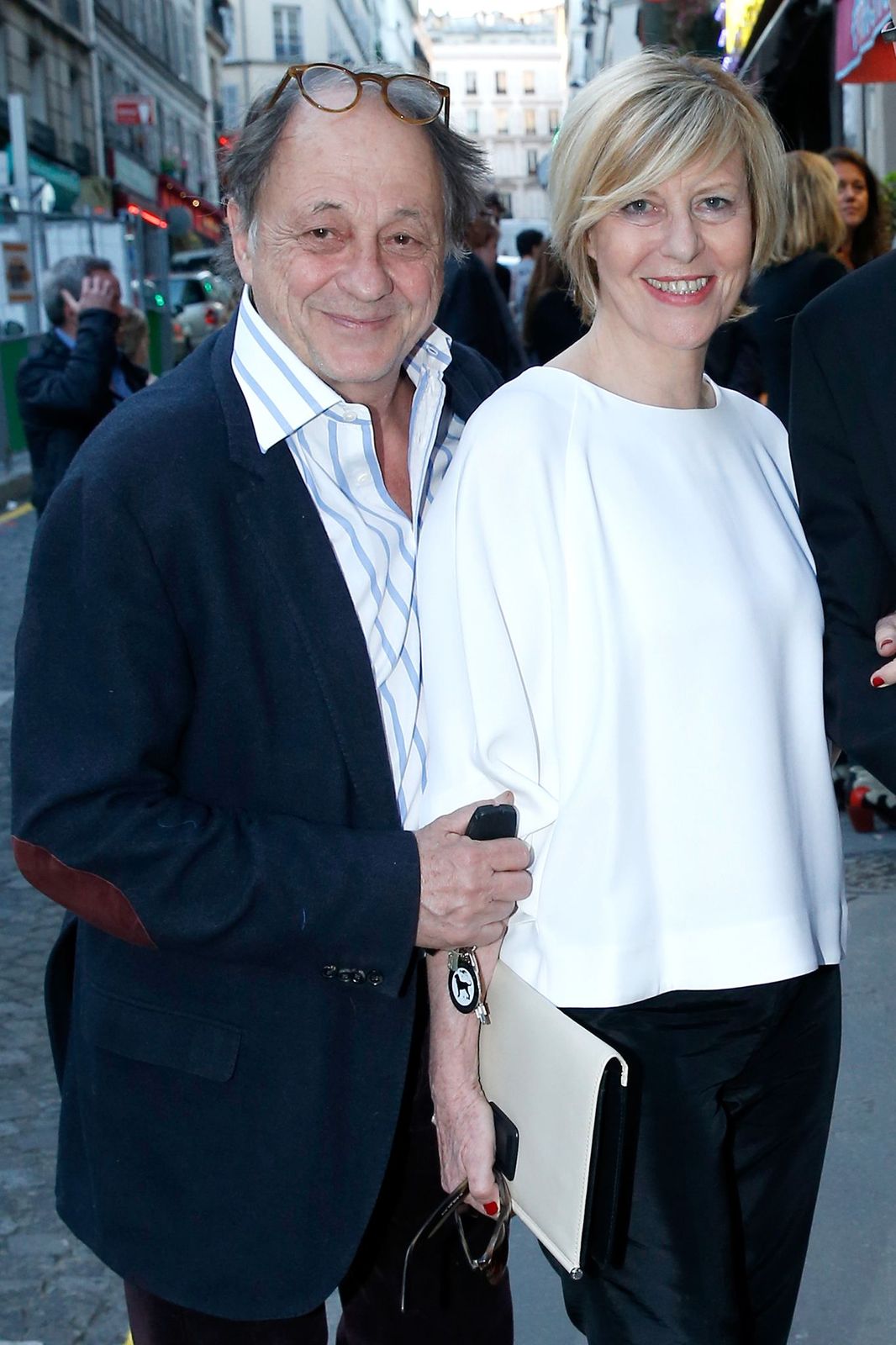 L'humoriste Chantal Ladesou et son mari Michel Ansault. | Photo : Getty Images