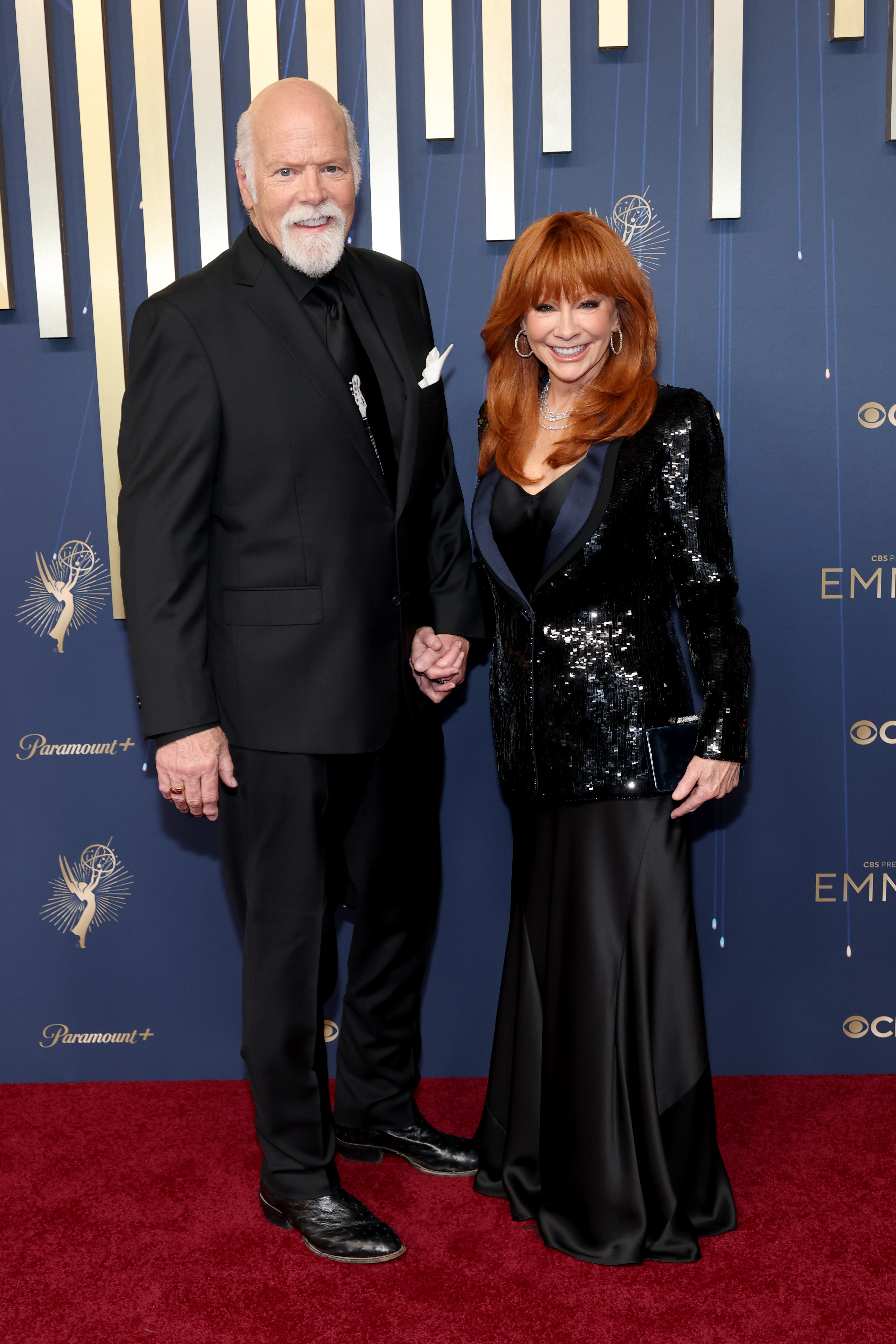 Rex Linn et Reba McEntire assistent à la 77e cérémonie des Primetime Emmy Awards au Peacock Theater, le 14 septembre 2025, à Los Angeles, en Californie. | Source : Getty Images