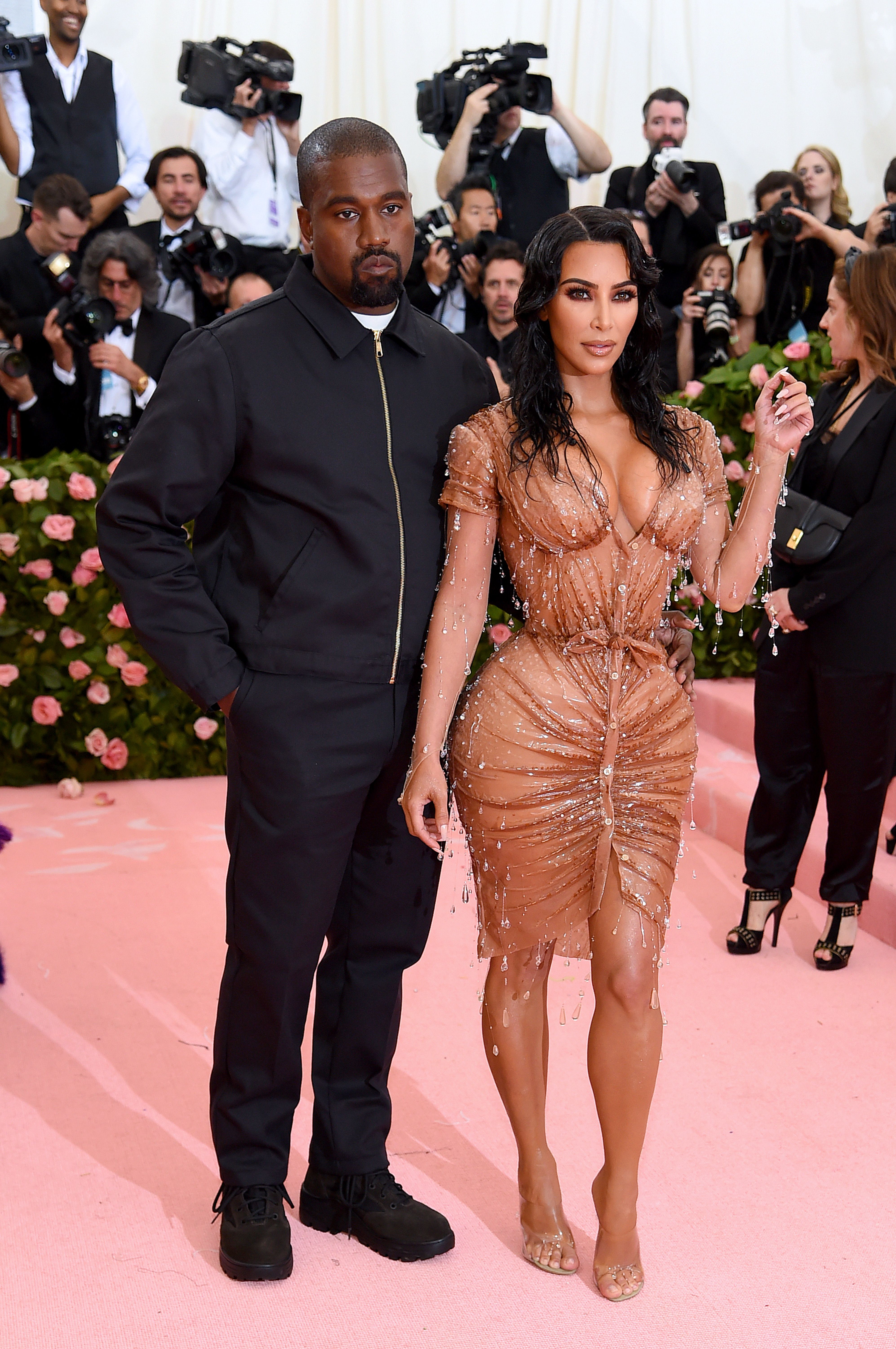 Kanye West et Kim Kardashian West lors du gala du Met 2019 célébrant le camp : Notes on Fashion au Metropolitan Museum of Art le 06 mai 2019 à New York. | Source : Getty Images