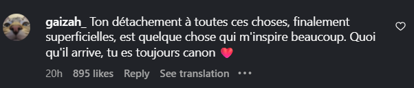 Commentaire d’internaute sur la vidéo de Vaïmalama Chaves | Source : Instagram@vaimalama