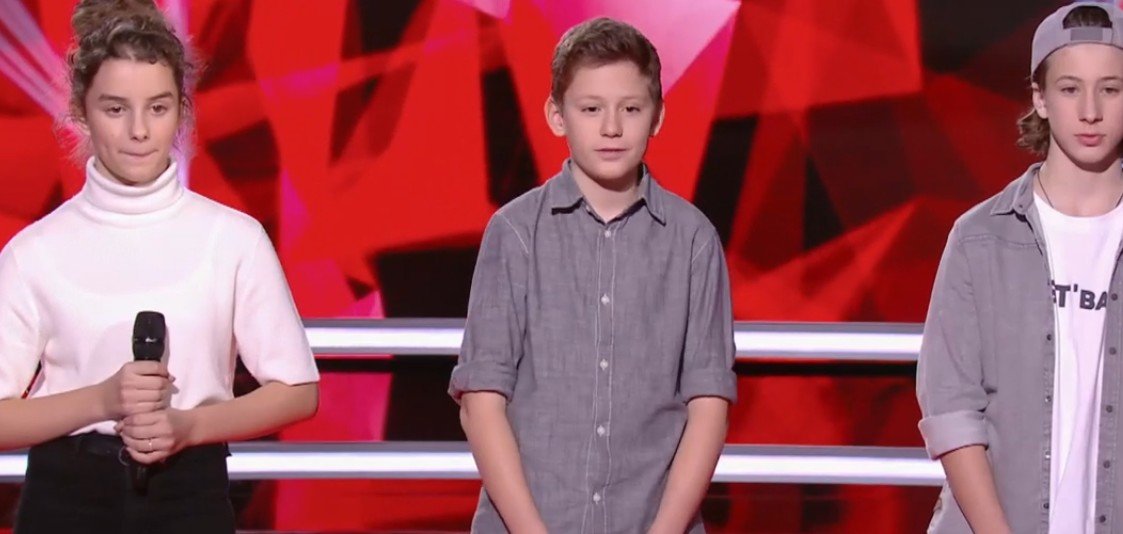 Joann, Alaïs et Esteban après leur performance. l Source : TF1 Replay