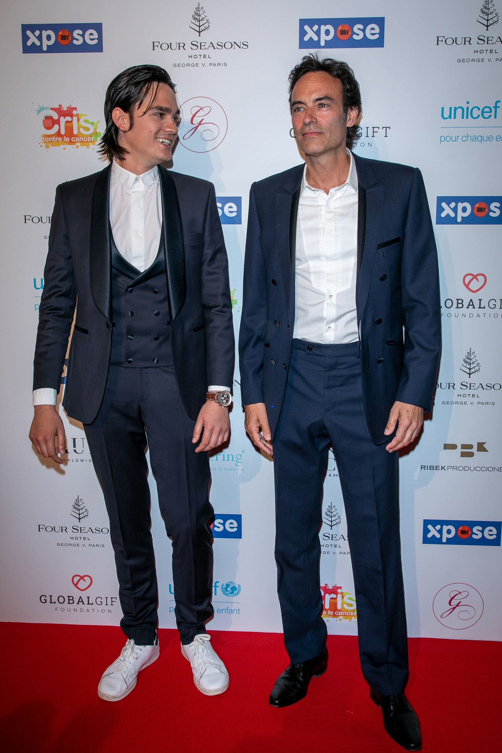 Anthony Delon et Alain Fabien Delon |Source: Getty Images