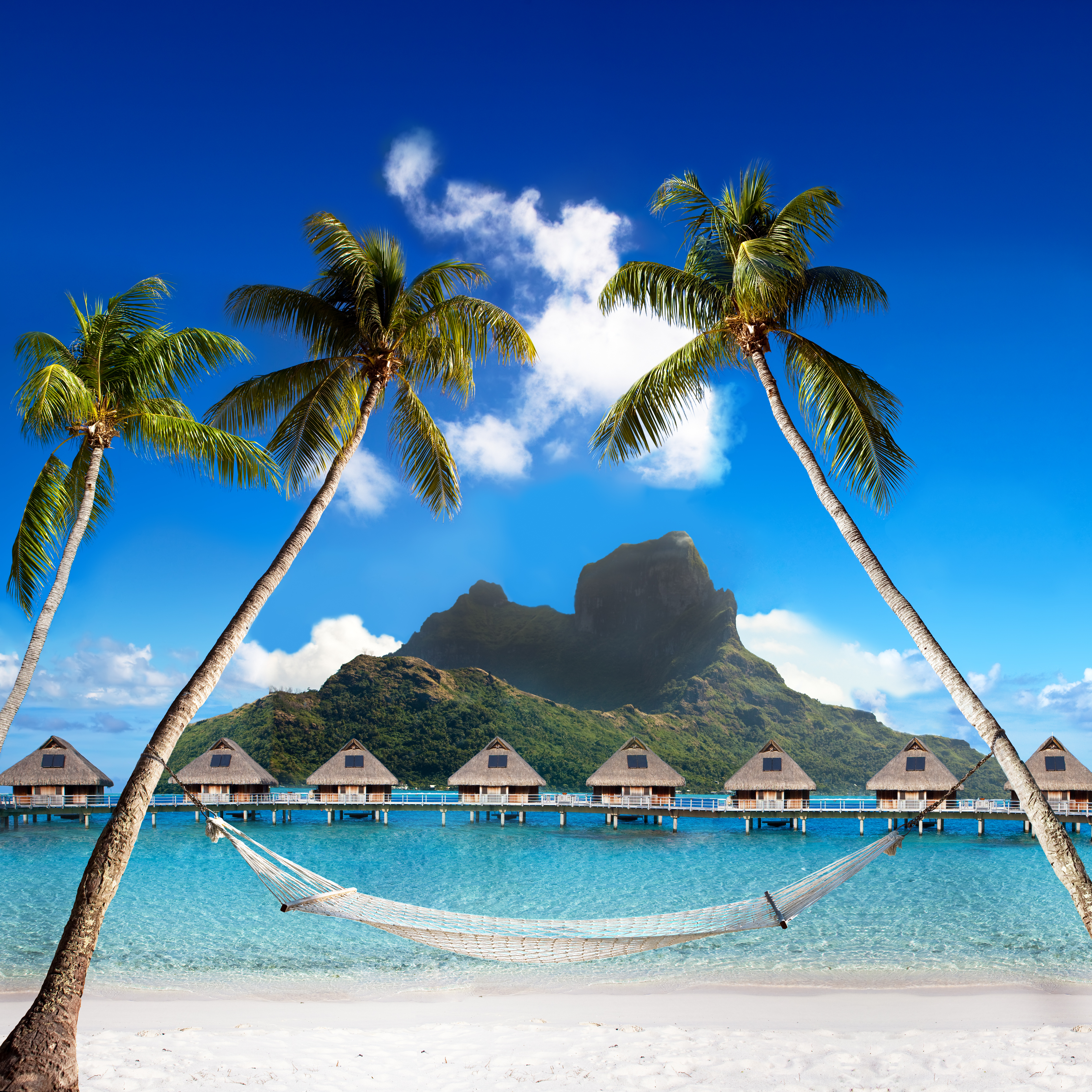 Un centre de villégiature à Bora Bora | Source : Shutterstock