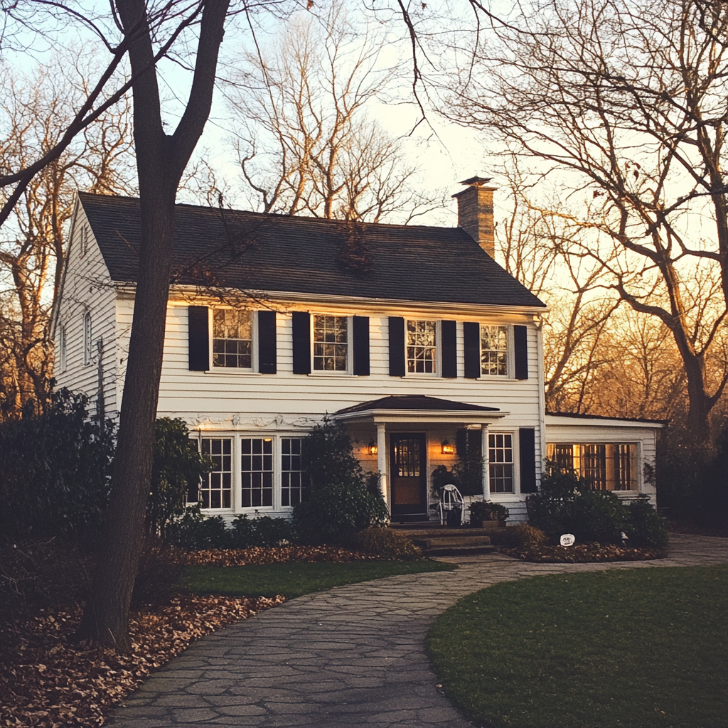 L'extérieur d'une maison | Source : Midjourney