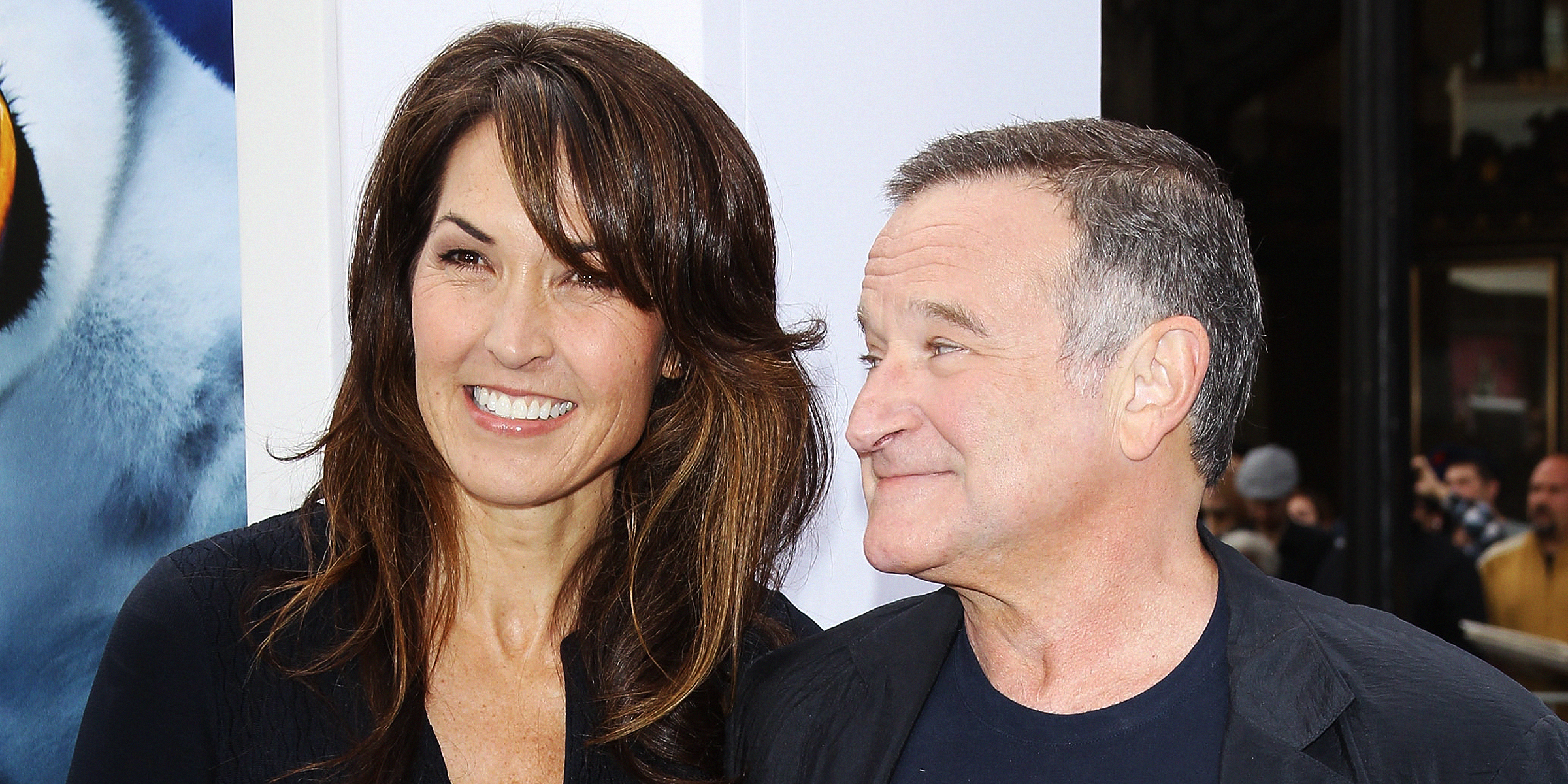Robin Williams et sa femme Susan Schneider | Source : Getty Images
