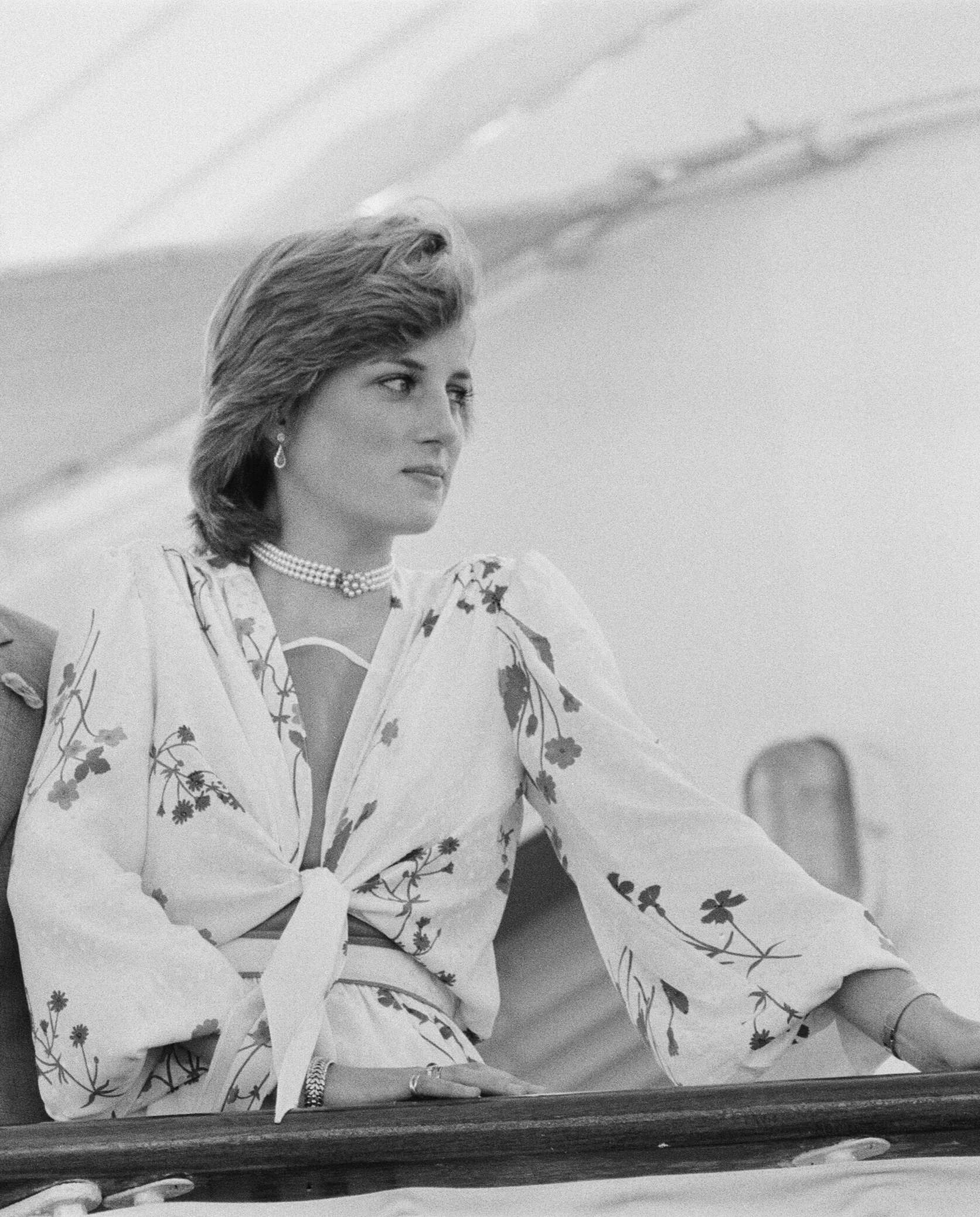 La princesse Diana à Gibraltar pour sa lune de miel avec son mari, le prince Charles, le 1er août 1981. / Source : Getty Images
