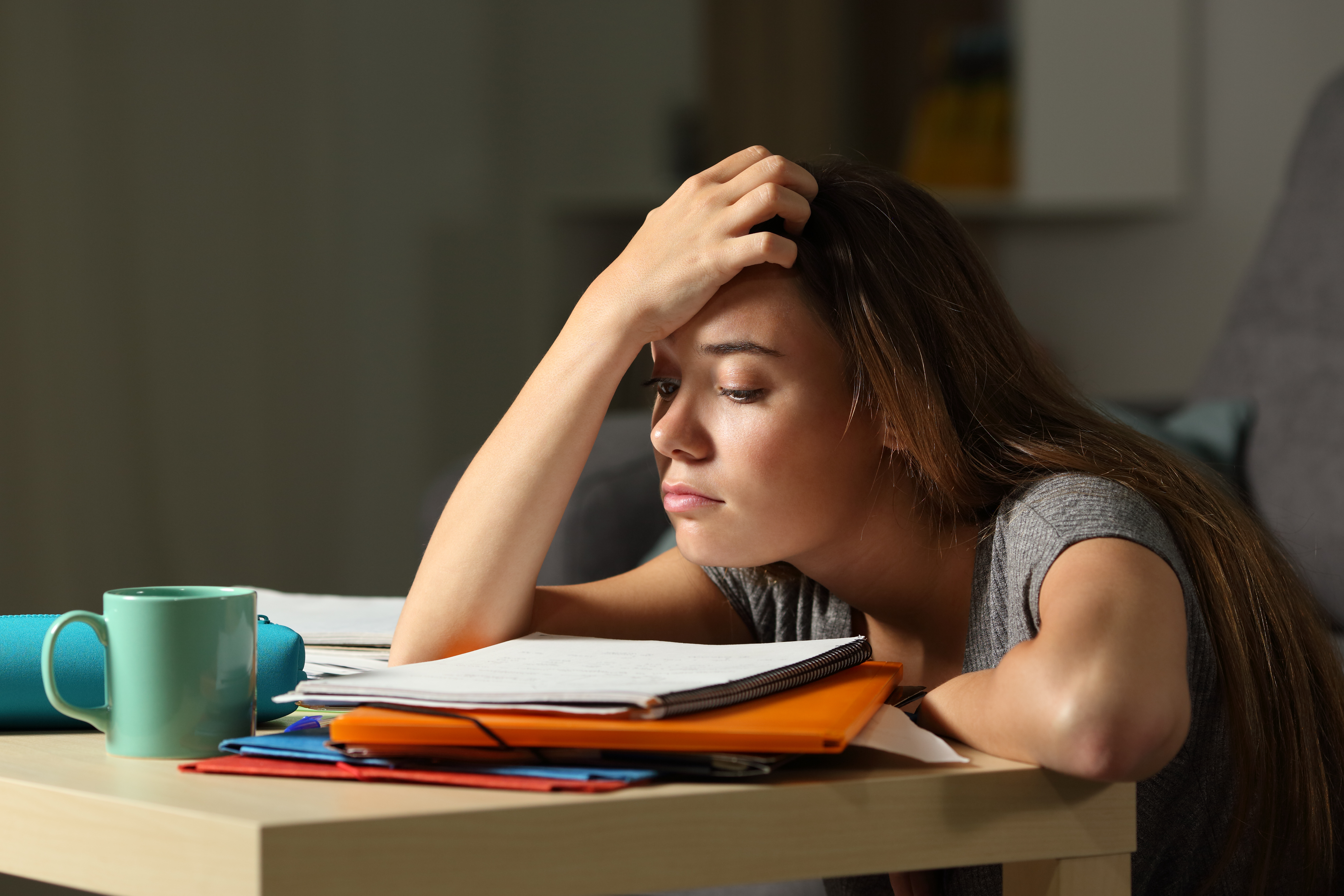 Étudiant fatigué essayant d'étudier | Source : Shutterstock