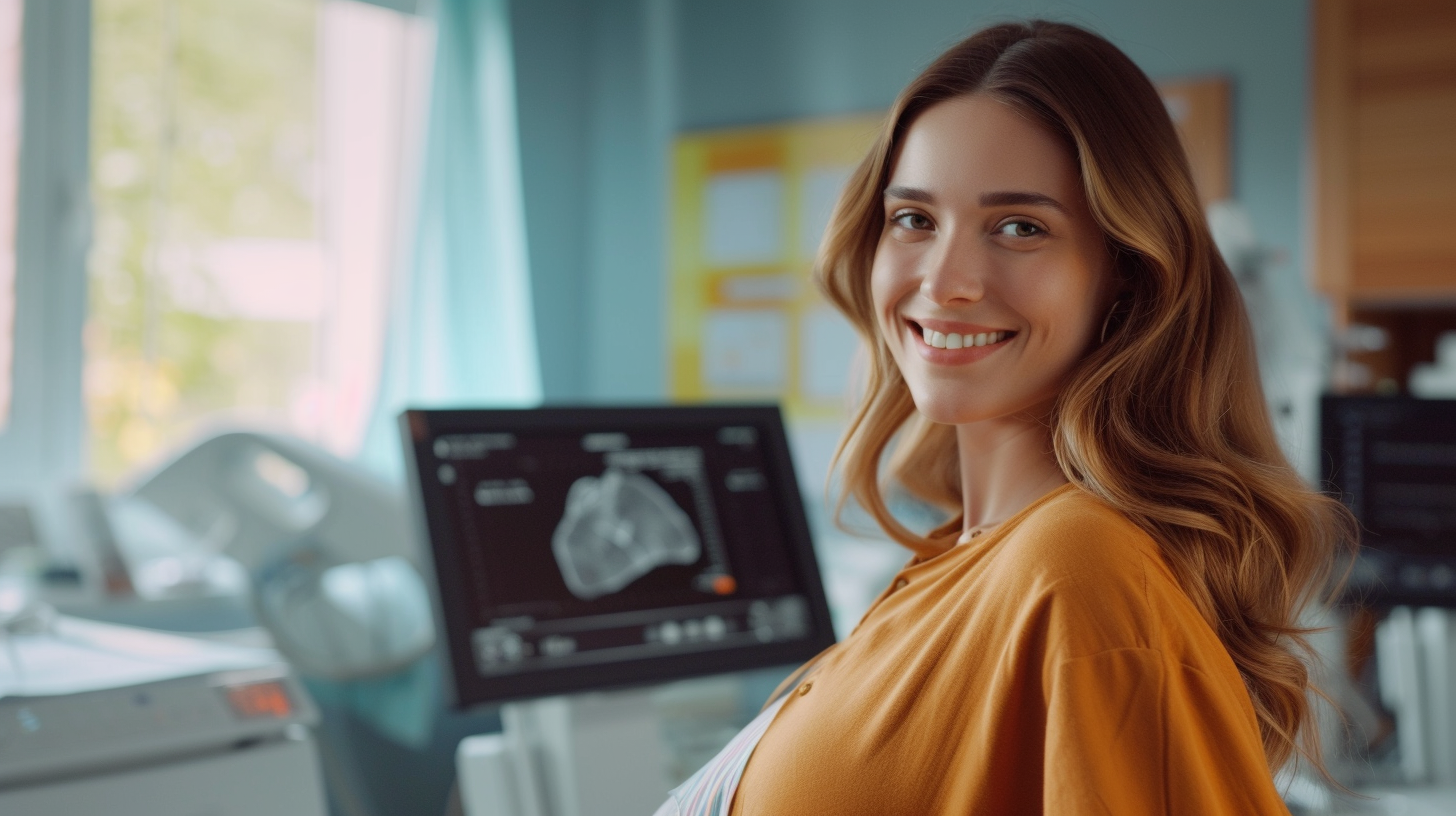 Une femme enceinte à l'hôpital | Source : Midjourney