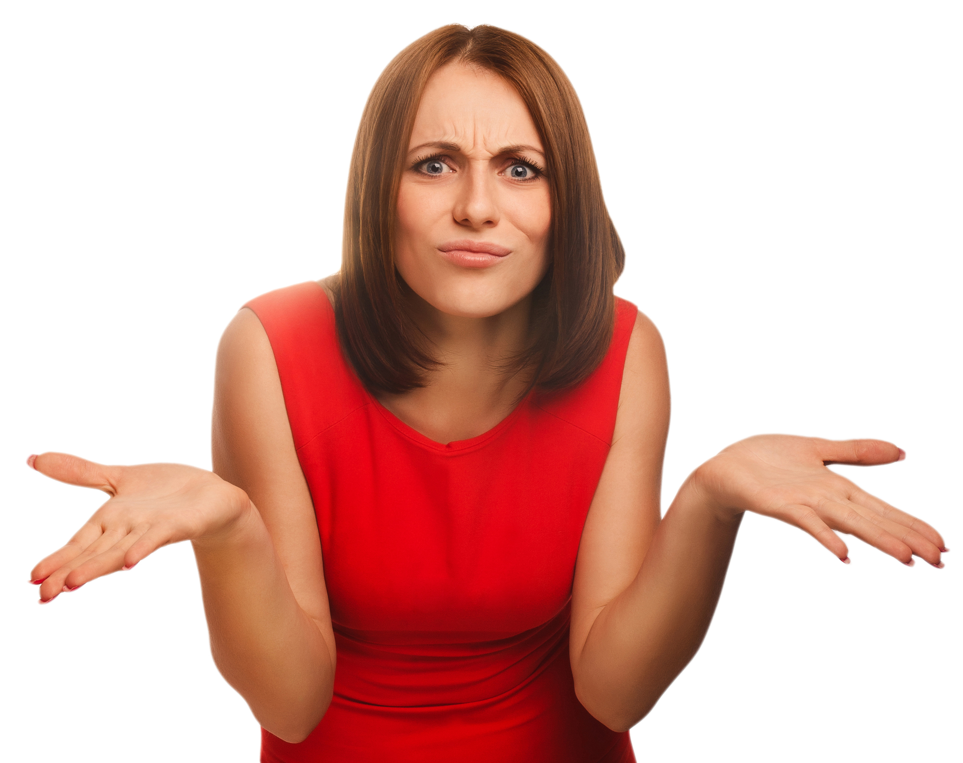 Femme faisant le geste d'être contrariée | Source : Shutterstock