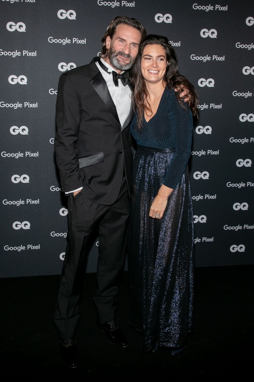 L'animateur Frédéric Beigbeder et son épouse Lara Micheli assistent à la remise des prix GQ Men of the Year 2018 au Centre Pompidou le 26 novembre 2018 à Paris, France. | Photo : Getty Images