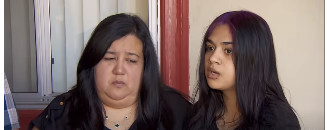Cordova et sa fille évoquant les arrestations en avril 2023 | Source : youtube.com/@InsideEdition