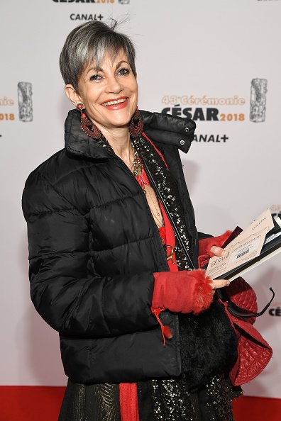  Isabelle Morini-Bosc arrive à la salle Pleyel le 2 mars 2018 à Paris, à l'occasion des César du cinéma 2018. | Photo : Getty Images