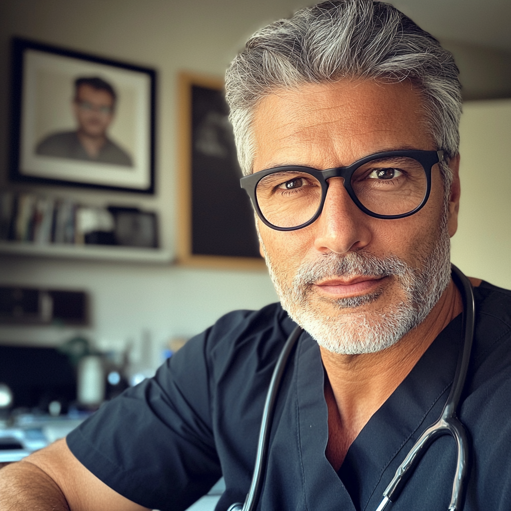 Gros plan sur un médecin | Source : Midjourney