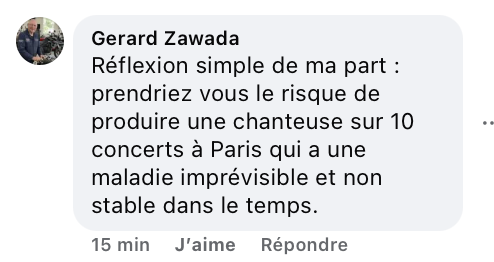 Commentaire d'un internaute I Source : https://www.facebook.com/photo/?fbid=1372075858289731&set=a.599051068925551