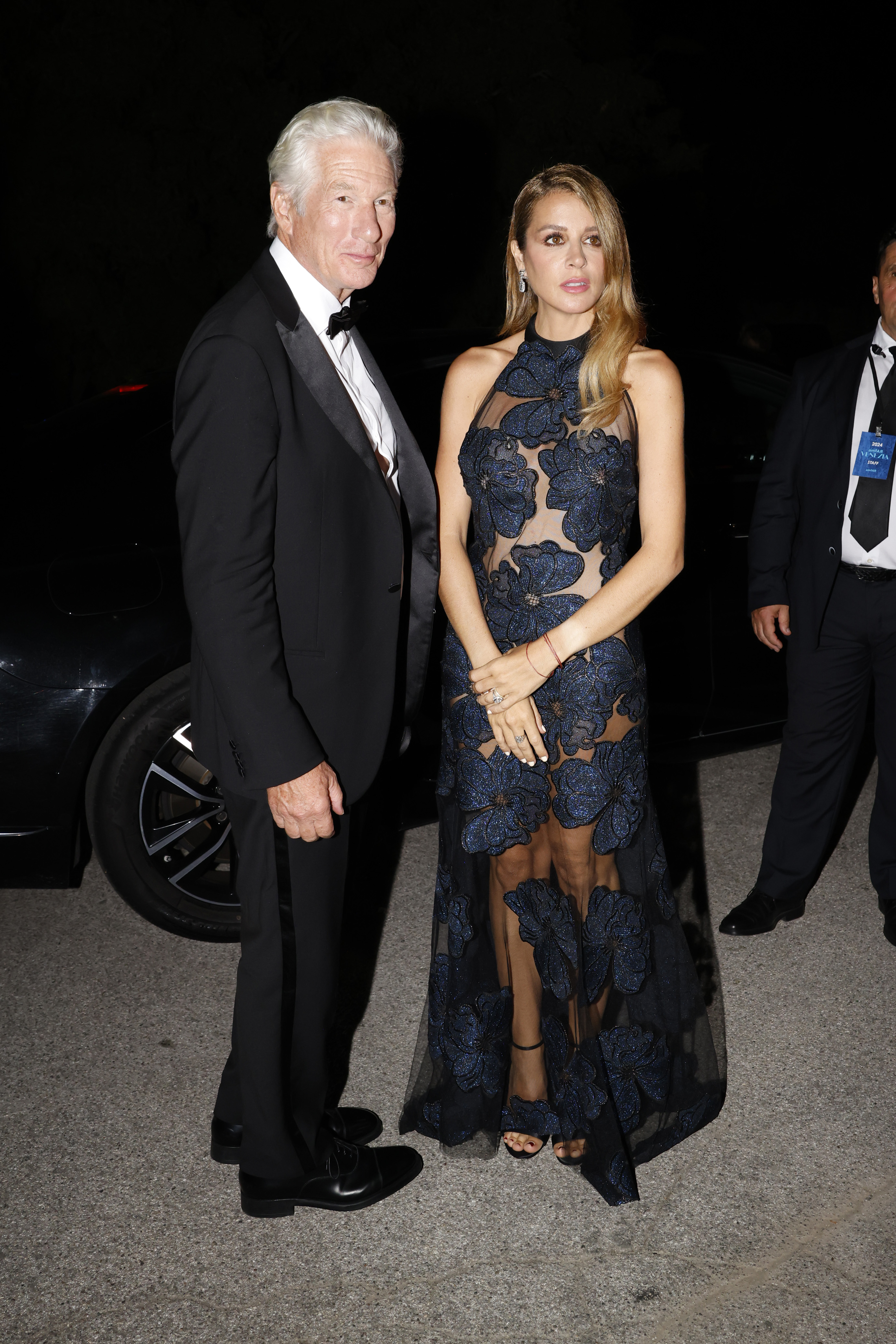 Richard Gere et Alejandra Silva. | Source : Getty Images