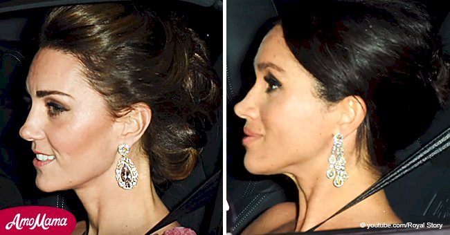 Meghan et Kate font tourner les têtes dans les chignons et les boucles d'oreilles en diamants pour l'anniversaire de Prince Charles