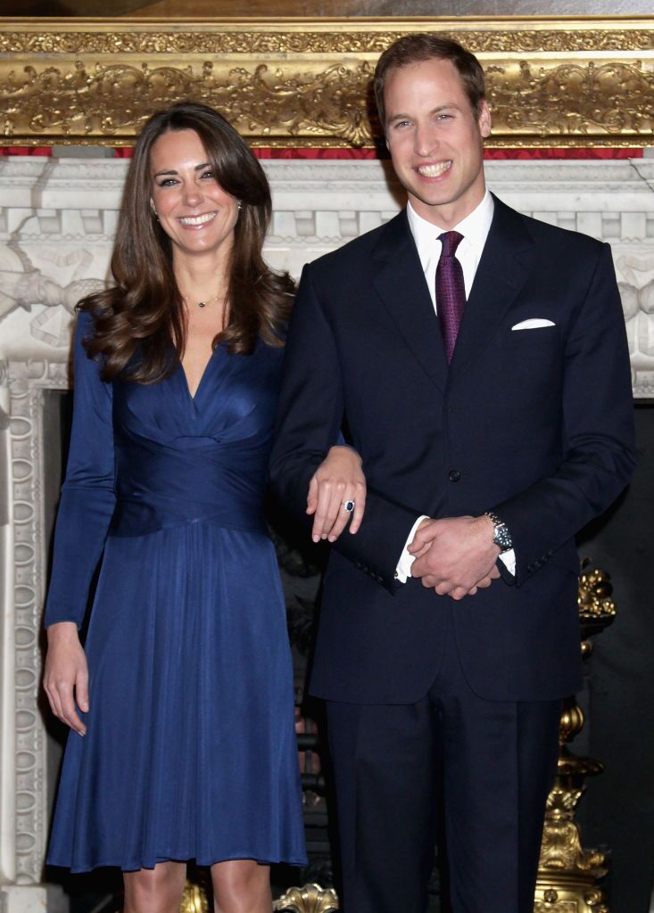 Le prince William et Kate Middleton dans les State Apartments du St James Palace le 16 novembre 2010 à Londres, en Angleterre. | Photo : Getty Images