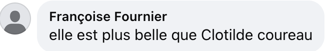 Capture d'écran du commentaire d'un internaute I Source : facebook.com/voici