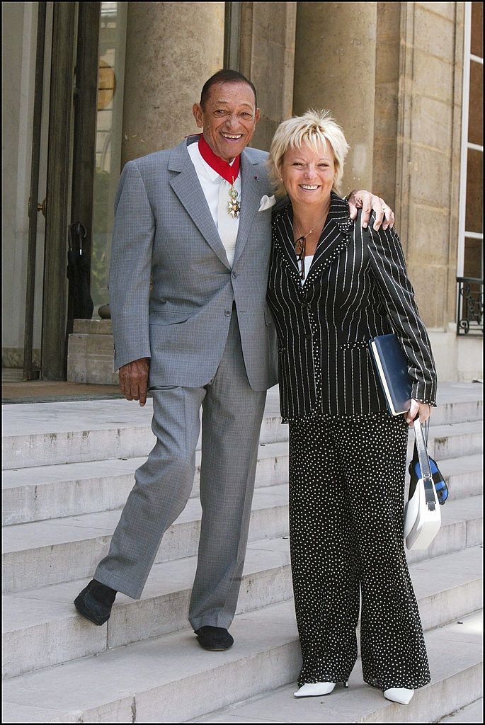 Henri Salvador et son épouse Catherine Salvador, en 2006.  | Photo : Getty Images