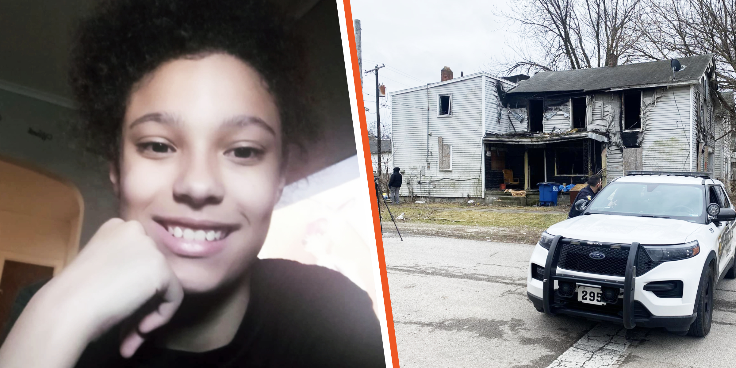 Keimani Latigue | La maison abandonnée où son corps a été retrouvé | Source : Facebook/wtol11 | Facebook/AlexisMeans13abc