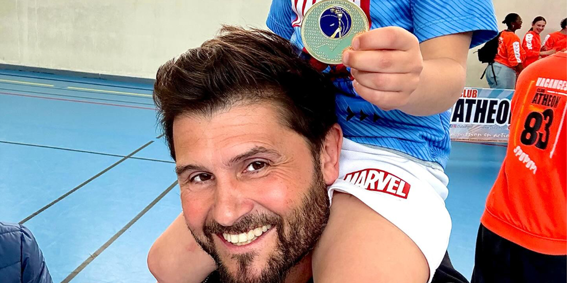 Christophe Beaugrand et son fils | Source : Instagram@tof_beaugrand