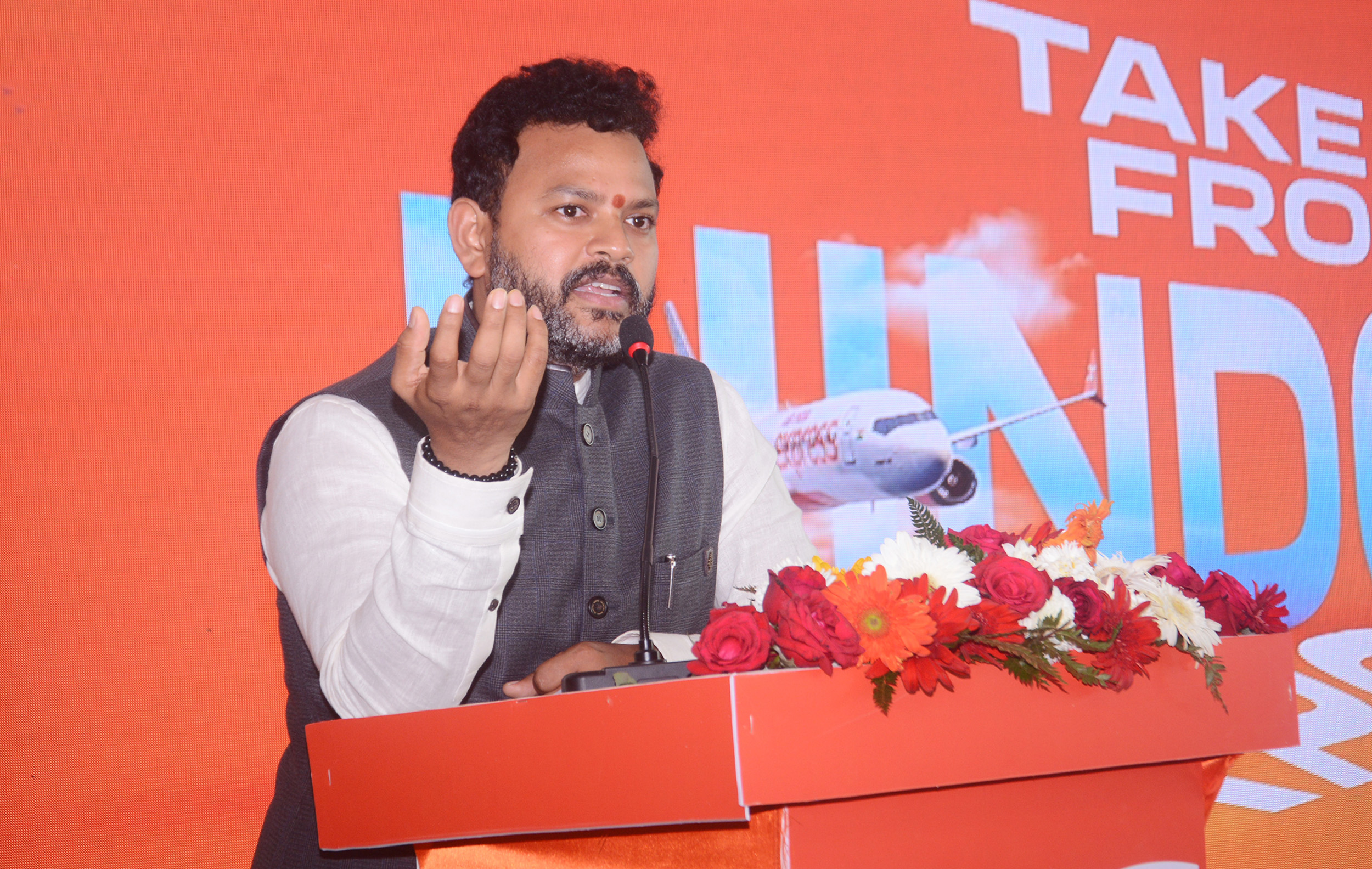 Ram Mohan Naidu Kinjarapu à Ghaziabad, en Inde, le 1er mars 2025 | Source : Getty Images