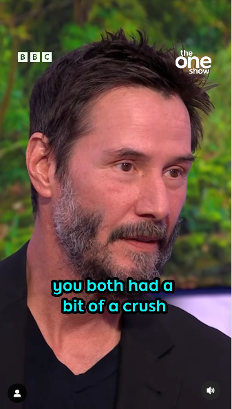 Keanu Reeves lors d'une interview sur "The One Show", extrait d'une vidéo postée le 24 octobre 2024 | Source : Instagram/bbctheoneshow