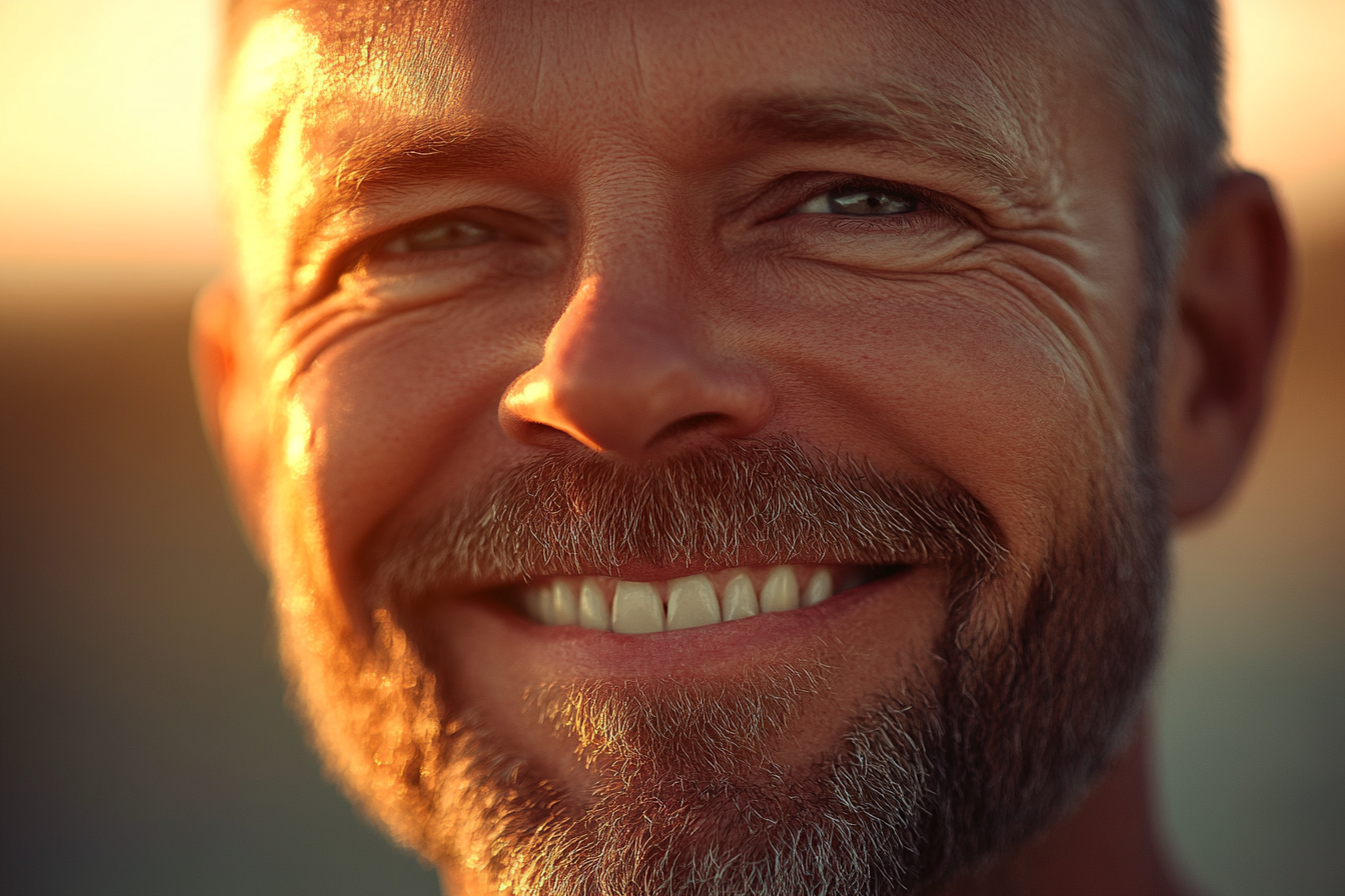 Un homme souriant | Source : Midjourney