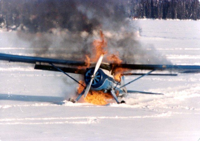 Un avion accidenté. l Source: Flickr