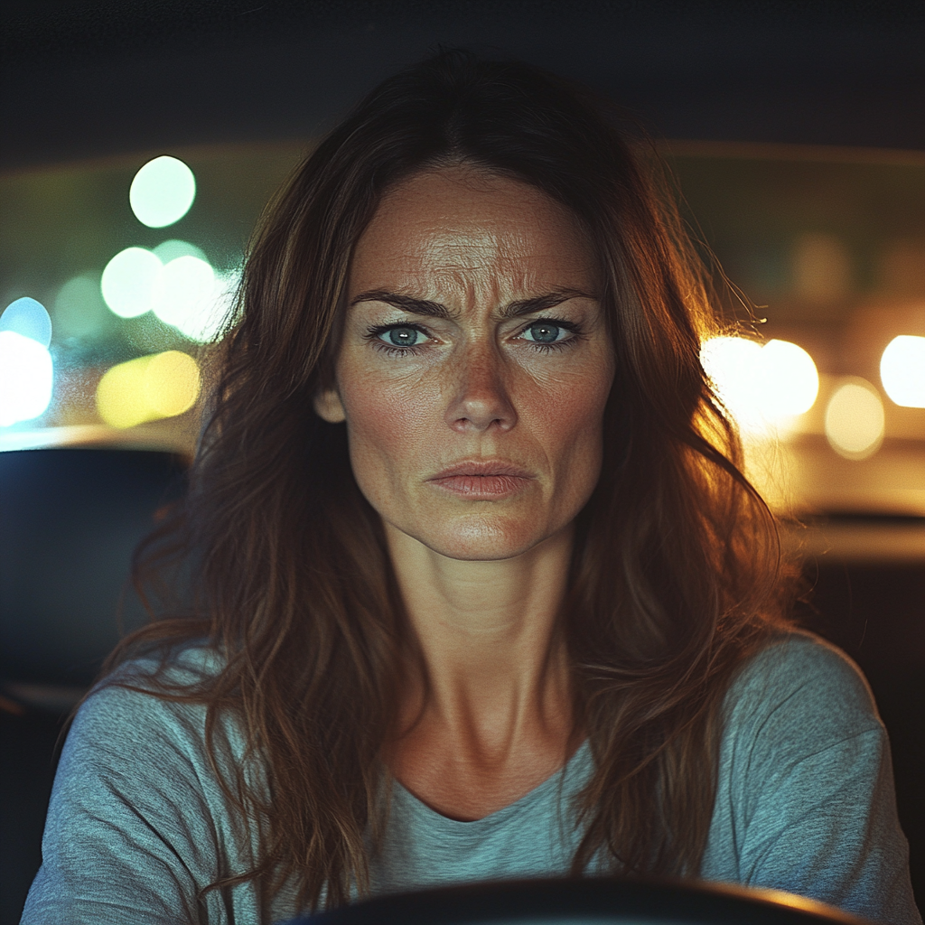 Une femme en colère au volant | Source : Midjourney