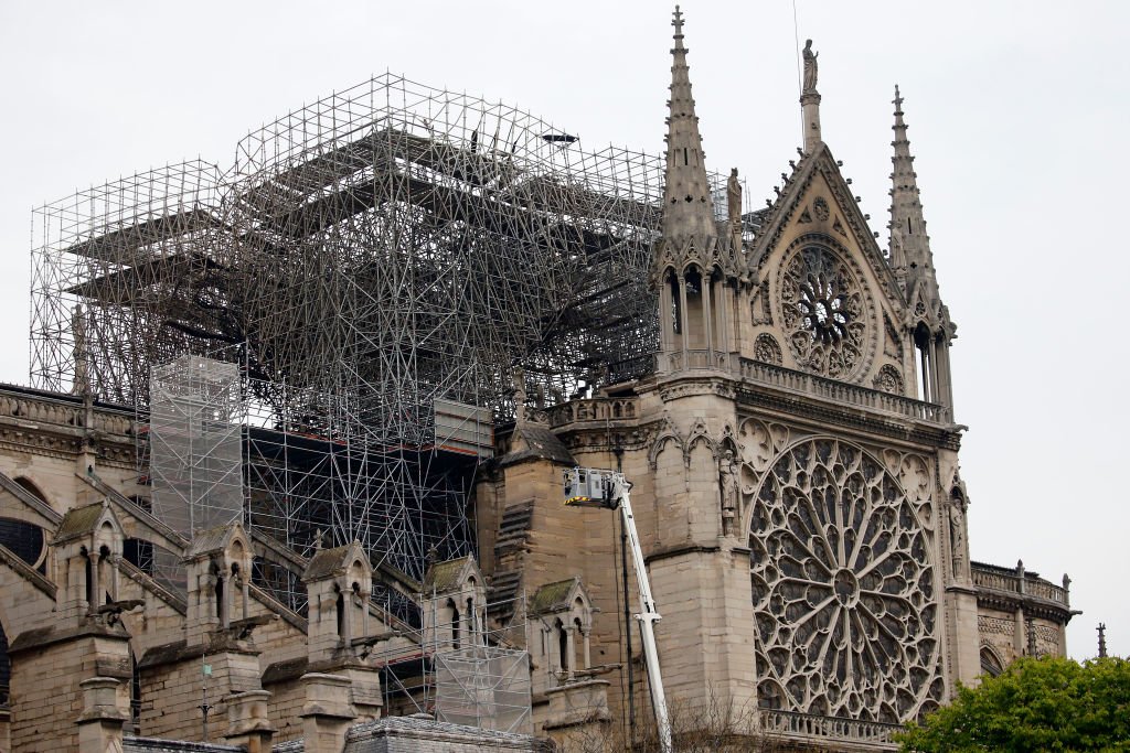 La Cathédrale Notre-Dame de Paris en cours de restauration. | Photo : Getty Images