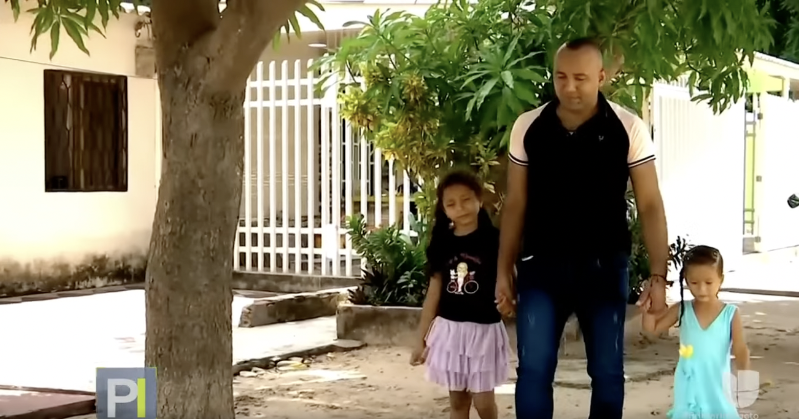 José Hernández avec saray et Salomé | Source : Facebook.com/Primer Impacto