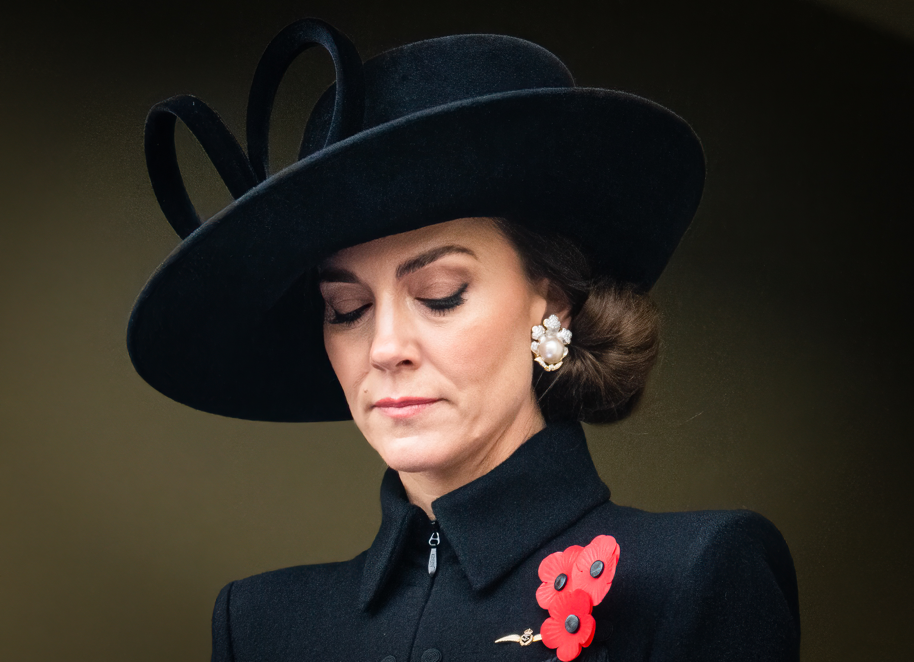 La princesse Catherine au service national du souvenir au cénotaphe le 12 novembre 2023 à Londres, Angleterre | Source : Getty Images