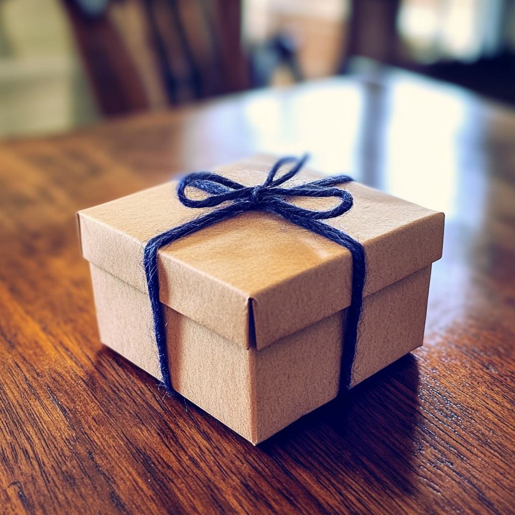 Une petite boîte sur une table | Source : Midjourney