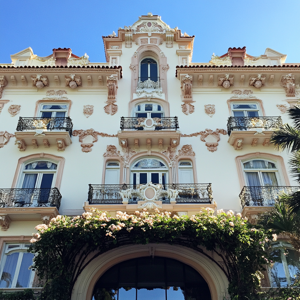 Façade d'un hôtel | Source : Midjourney