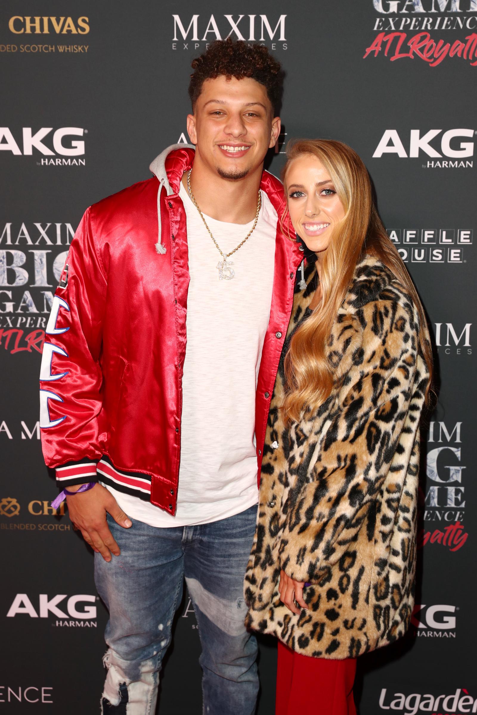 Patrick Mahomes et Brittany Mahomes assistent à The Maxim Big Game Experience au Fairmont le 02 février 2019, à Atlanta, en Géorgie. | Source : Getty Images