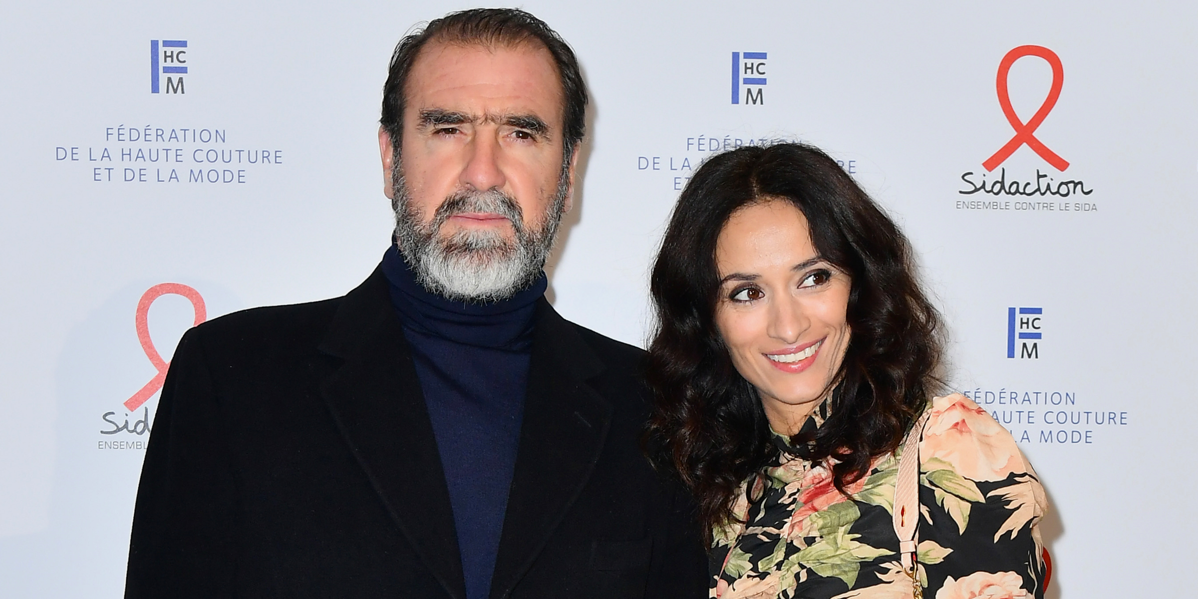Eric Cantona et Rachida Brakni | Source : Getty Images