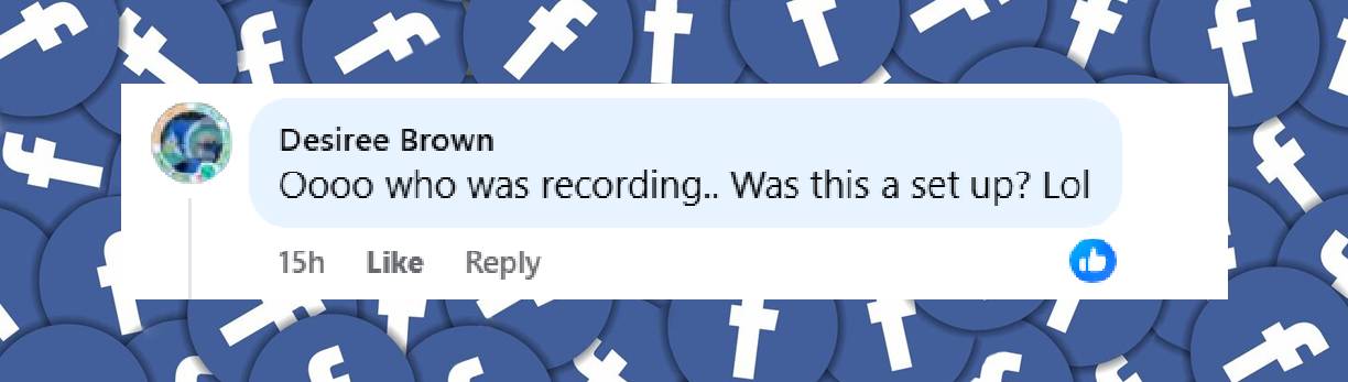Un commentaire sous un post partagé le 19 juillet 2025. | Source : Facebook/TMZ