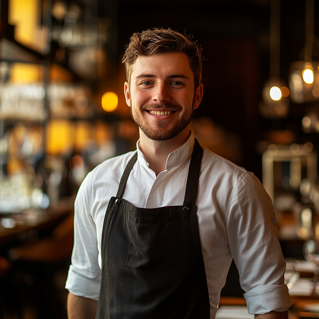 Un serveur debout dans un restaurant | Source : Midjourney