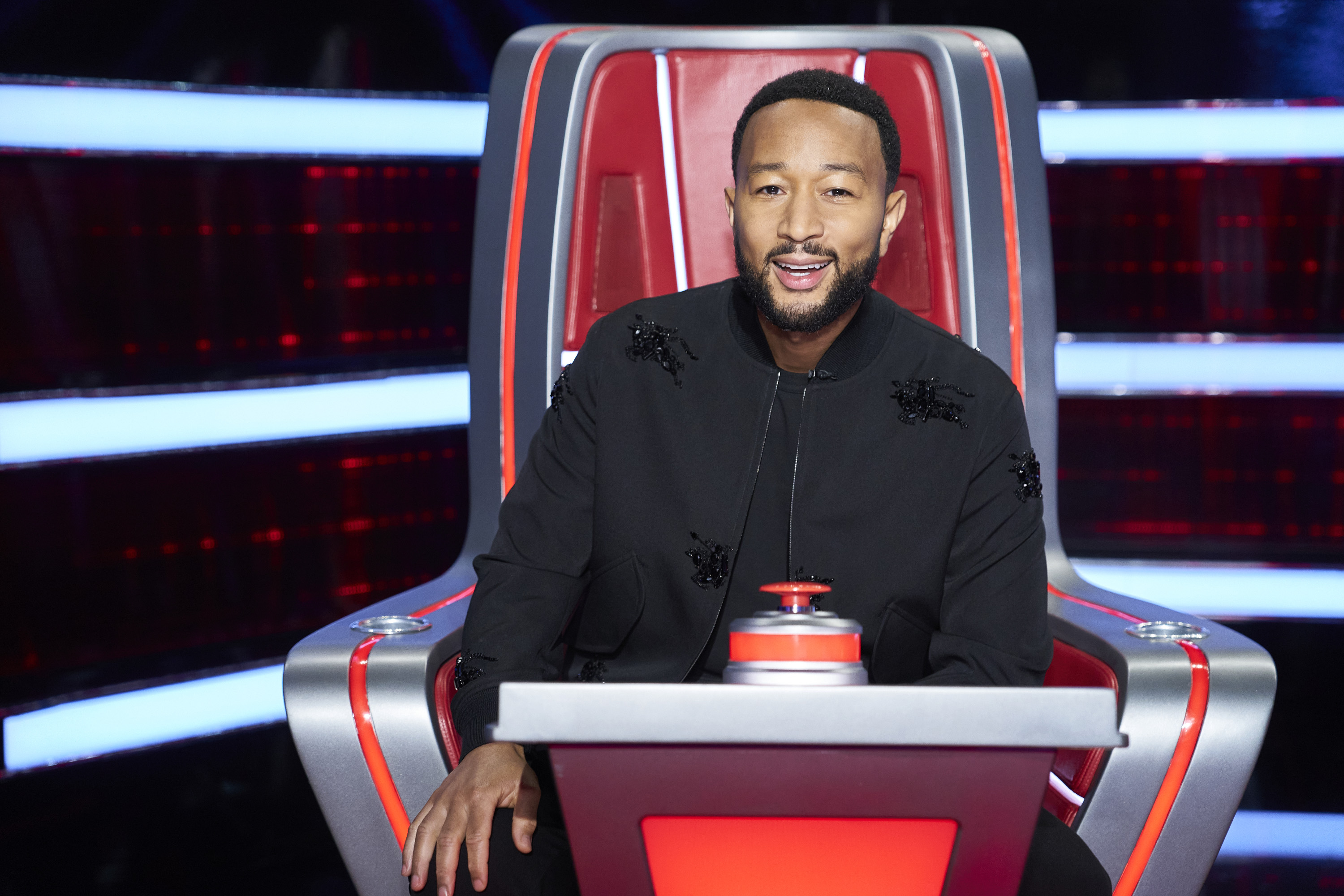 John Legend sur le plateau de "The Voice". | Source : Getty Images