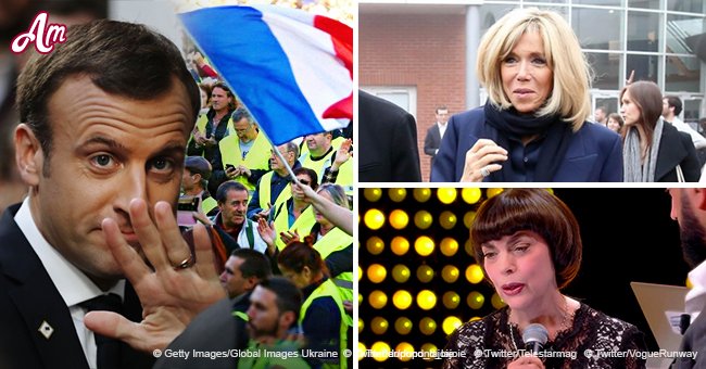 Emmanuel Macron commente 'gilets jaunes', Mireille Mathieu éclate en sanglots, la nouvelle image de Brigitte Macron: Top de la journée