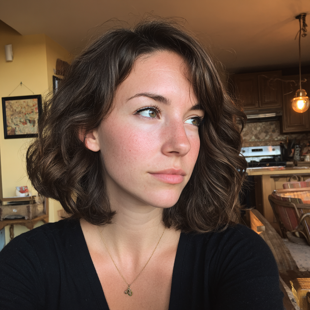 Gros plan sur une femme | Source : Midjourney